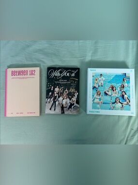 Twice album bundle ALL INCLUSIONS AND PCS between 1&2 with youth cheer up